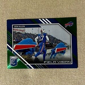 Josh Allen “23 Panini Donruss Elite Field Vision Buffalo Bills NFL Football Card
